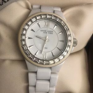A ceramic Anne Klein watch